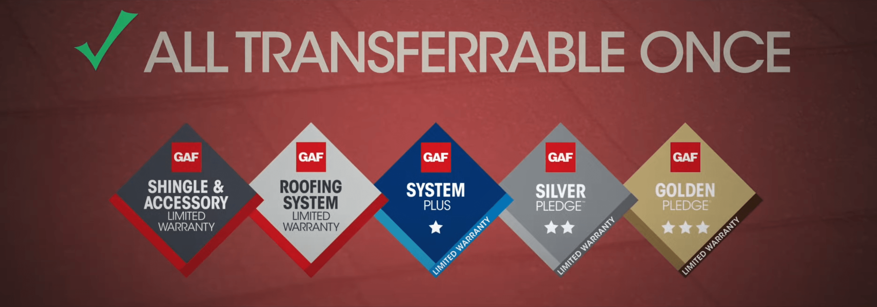 transferrable roof warranty 