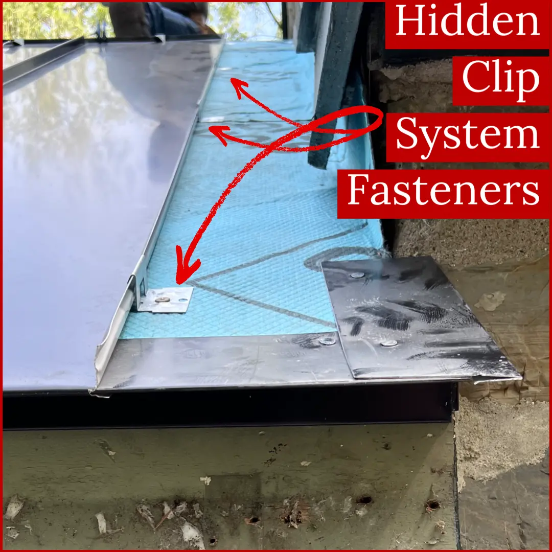Metal Roof Fasteners installed by Alte