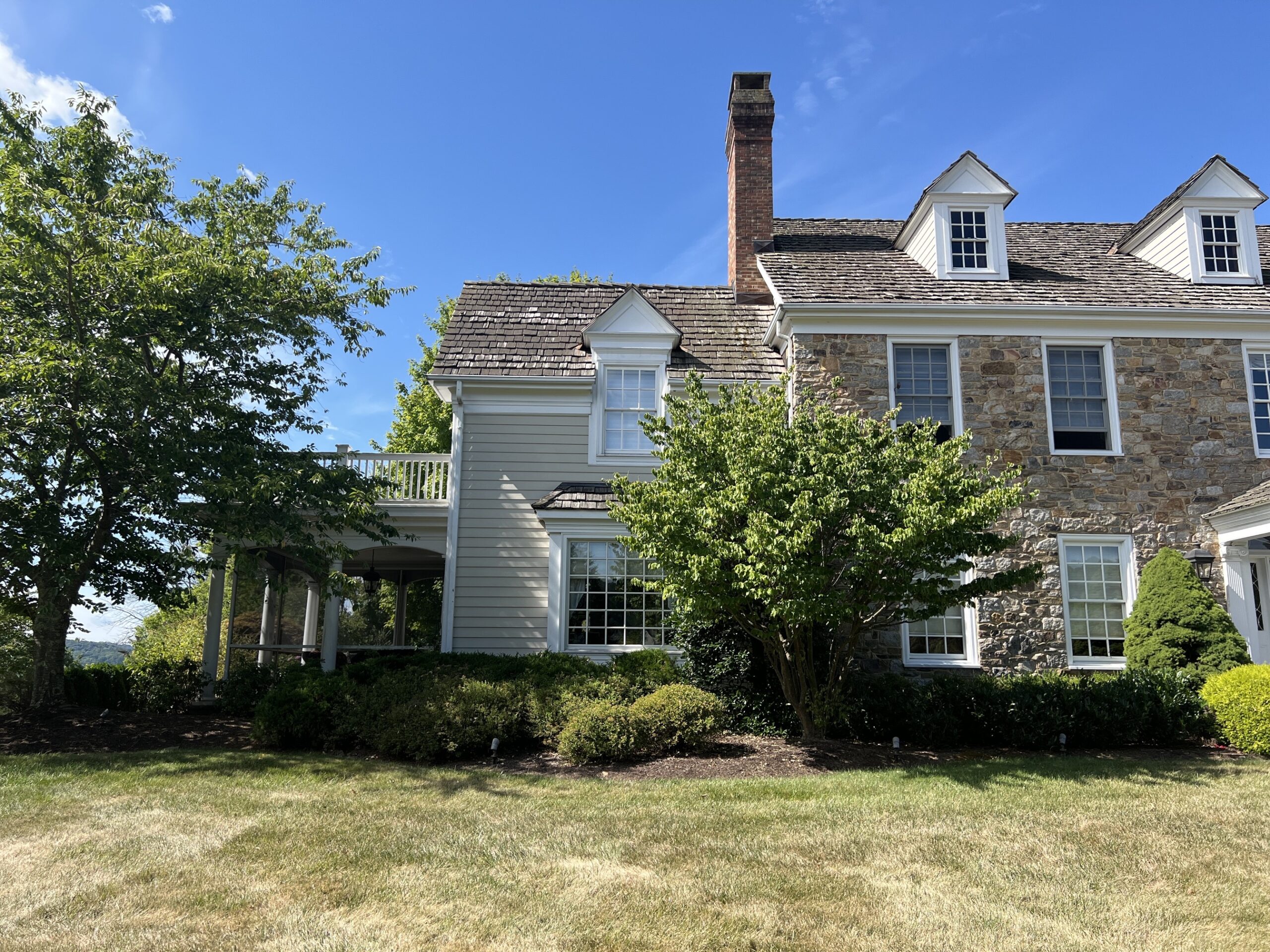 Lebanon Roof Replacement BEFORE installing designer GAF Camelot II Shingles 2