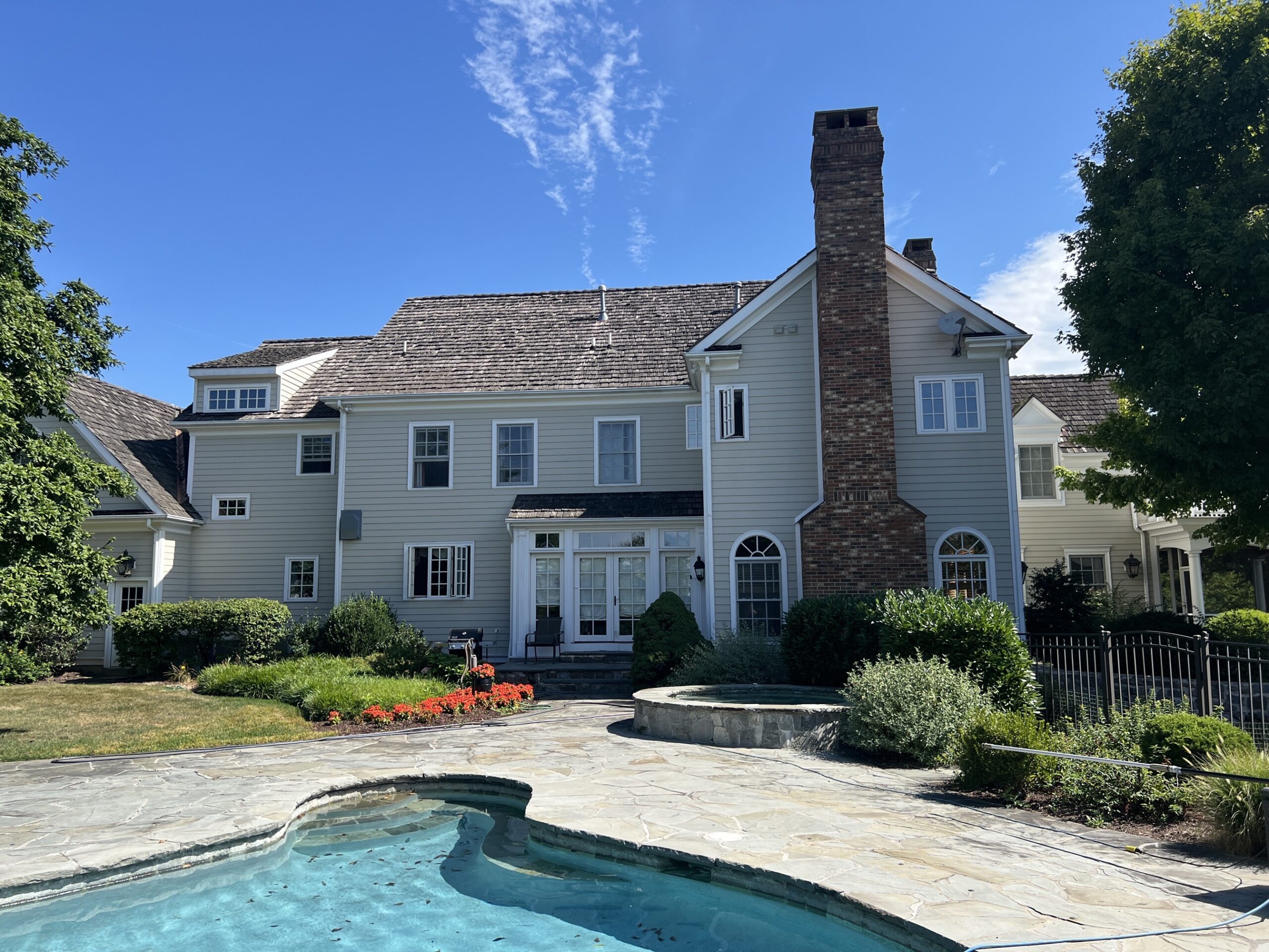 Lebanon Roof Replacement BEFORE installing designer GAF Camelot II Shingles 4