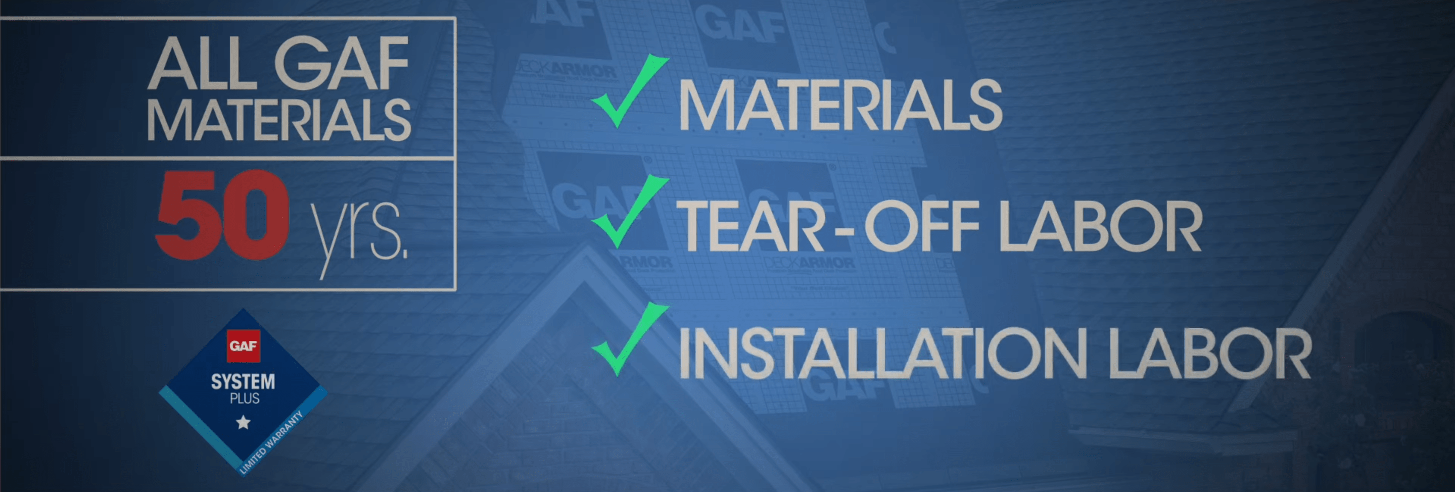 system plus roof warranty